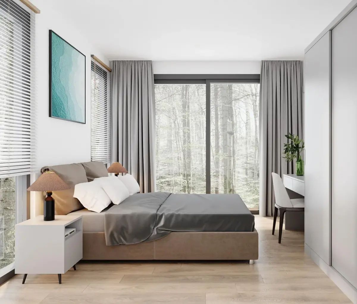 Render of the MPS4 two-bedroom modular home exterior